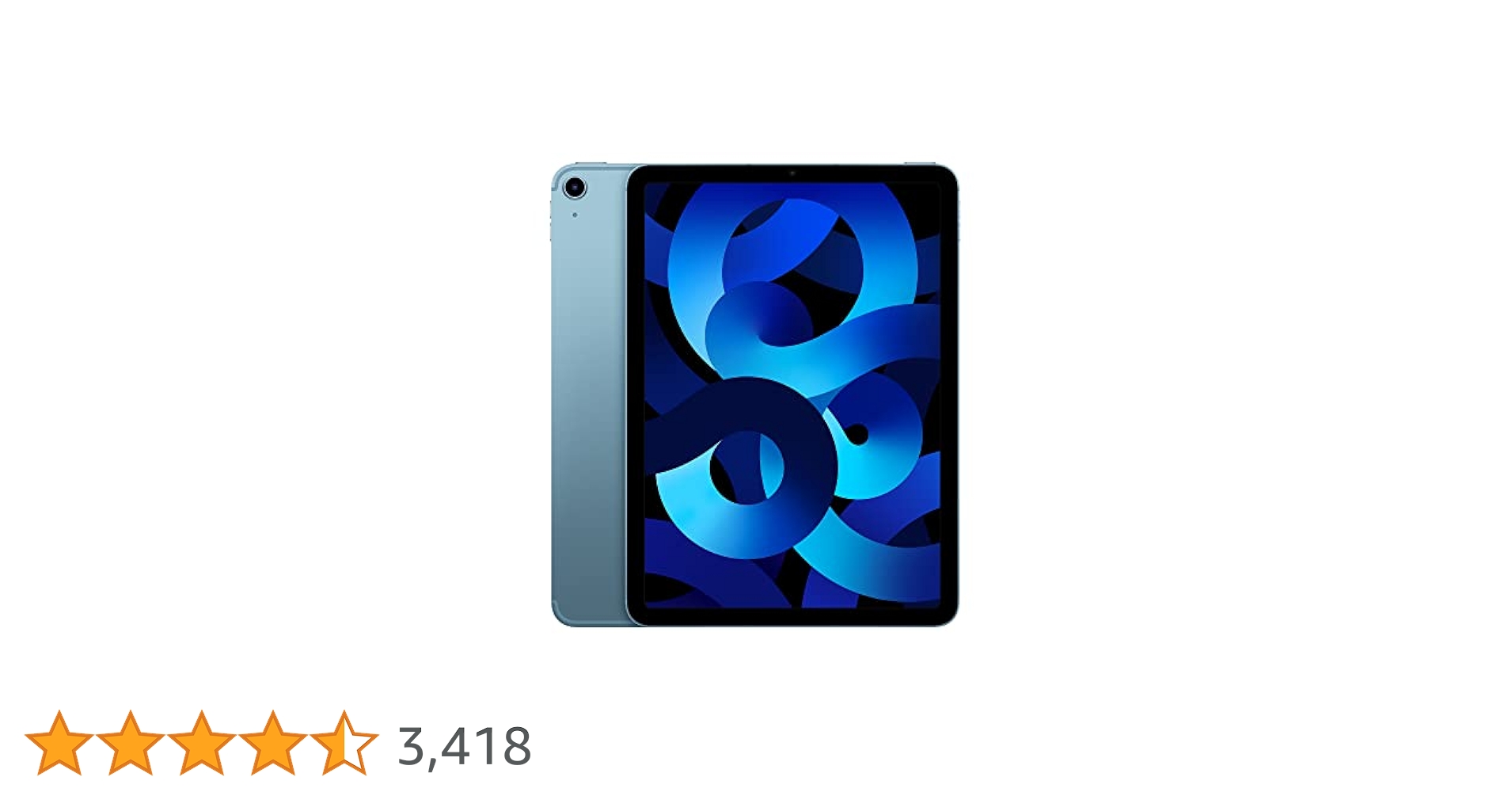 Amazon.co.jp: 2022 Apple iPad Air (Wi-Fi, 64GB) - ブルー (第
